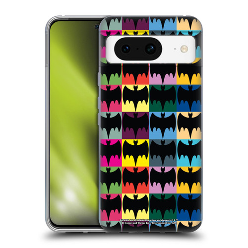 Batman TV Series Logos Patterns Soft Gel Case for Google Pixel 8