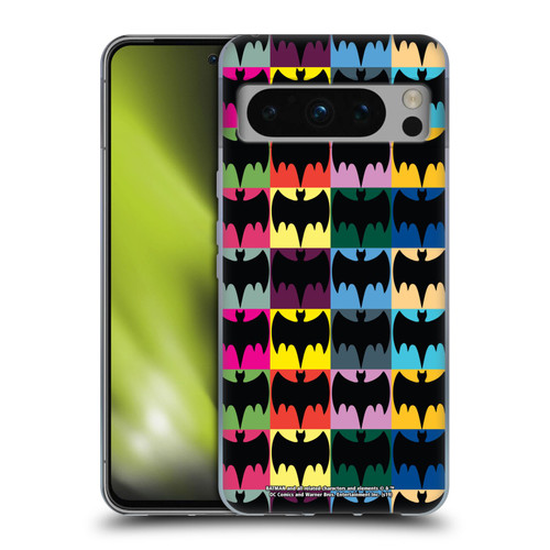 Batman TV Series Logos Patterns Soft Gel Case for Google Pixel 8 Pro