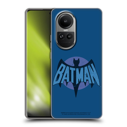 Batman TV Series Logos Distressed Look Soft Gel Case for OPPO Reno10 5G / Reno10 Pro 5G