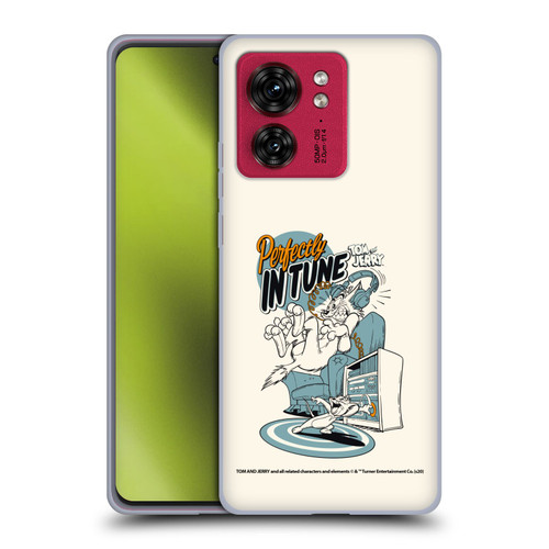 Tom and Jerry Illustration Perfectly In Tune Soft Gel Case for Motorola Moto Edge 40