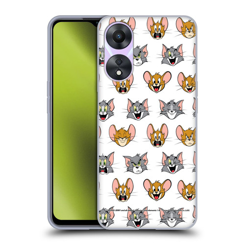 Tom and Jerry Patterns Expressions Soft Gel Case for OPPO A78 5G