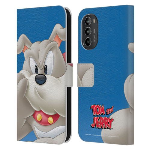 Tom and Jerry Full Face Spike Leather Book Wallet Case Cover For Motorola Moto G82 5G