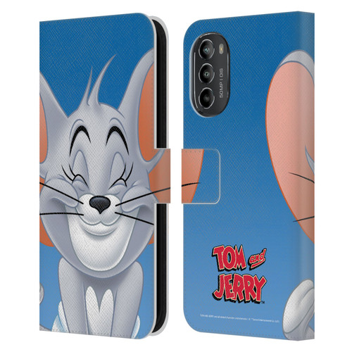 Tom and Jerry Full Face Nibbles Leather Book Wallet Case Cover For Motorola Moto G82 5G
