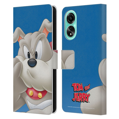 Tom and Jerry Full Face Spike Leather Book Wallet Case Cover For OPPO A78 4G