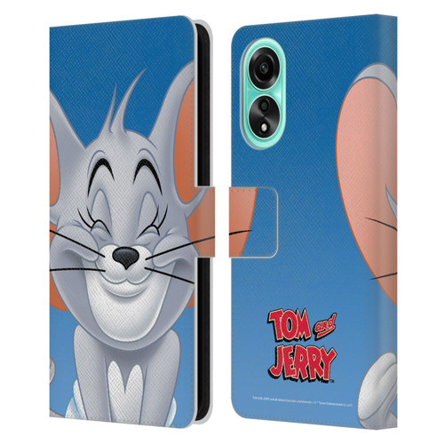 Tom and Jerry Full Face Nibbles Leather Book Wallet Case Cover For OPPO A78 4G