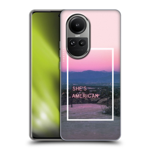 The 1975 Songs She's American Soft Gel Case for OPPO Reno10 5G / Reno10 Pro 5G
