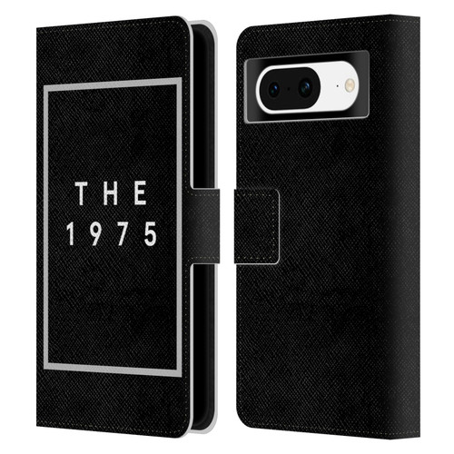 The 1975 Key Art Logo Black Leather Book Wallet Case Cover For Google Pixel 8
