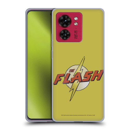 The Flash DC Comics Fast Fashion Logo Soft Gel Case for Motorola Moto Edge 40