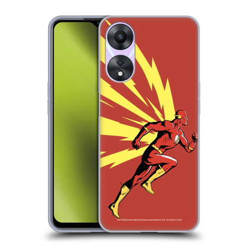 The Flash DC Comics Fast Fashion Running Soft Gel Case for OPPO A78 5G