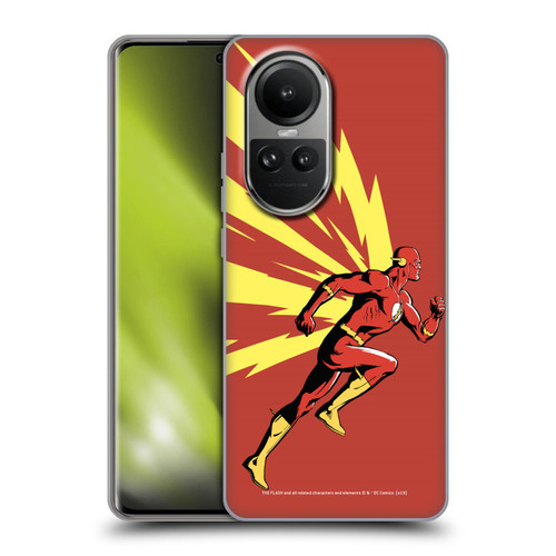 The Flash DC Comics Fast Fashion Running Soft Gel Case for OPPO Reno10 5G / Reno10 Pro 5G