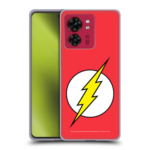 The Flash DC Comics Logo Plain Soft Gel Case for Motorola Moto Edge 40