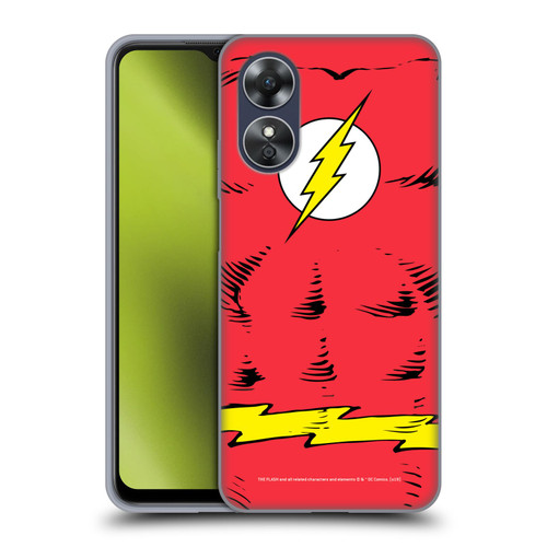 The Flash DC Comics Logo Costume Soft Gel Case for OPPO A17