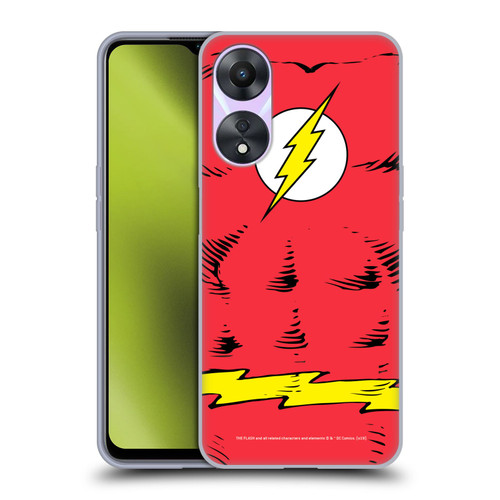The Flash DC Comics Logo Costume Soft Gel Case for OPPO A78 5G