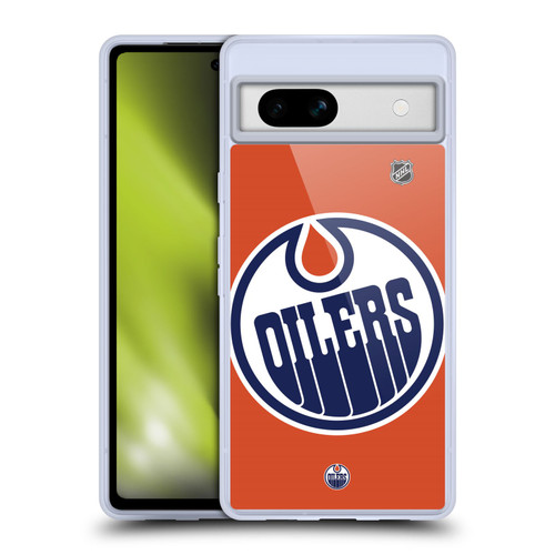 NHL Edmonton Oilers Oversized Soft Gel Case for Google Pixel 7a