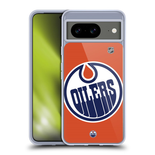 NHL Edmonton Oilers Oversized Soft Gel Case for Google Pixel 8