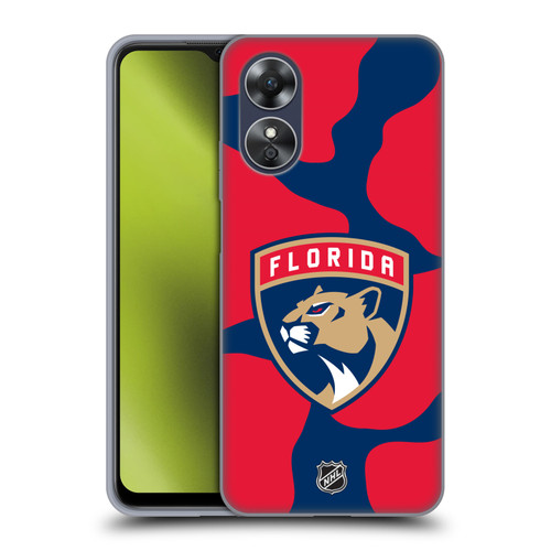 NHL Florida Panthers Cow Pattern Soft Gel Case for OPPO A17