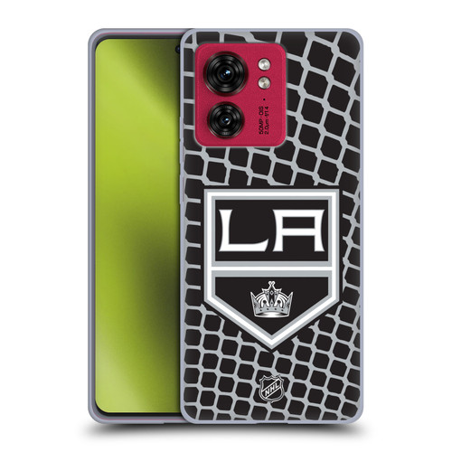 NHL Los Angeles Kings Net Pattern Soft Gel Case for Motorola Moto Edge 40