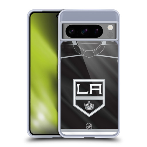 NHL Los Angeles Kings Jersey Soft Gel Case for Google Pixel 8 Pro