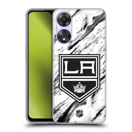 NHL Los Angeles Kings Marble Soft Gel Case for OPPO A78 4G