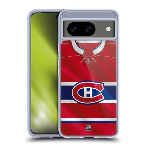 NHL Montreal Canadiens Jersey Soft Gel Case for Google Pixel 8