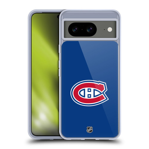 NHL Montreal Canadiens Plain Soft Gel Case for Google Pixel 8