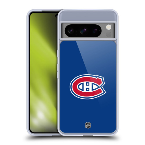 NHL Montreal Canadiens Plain Soft Gel Case for Google Pixel 8 Pro