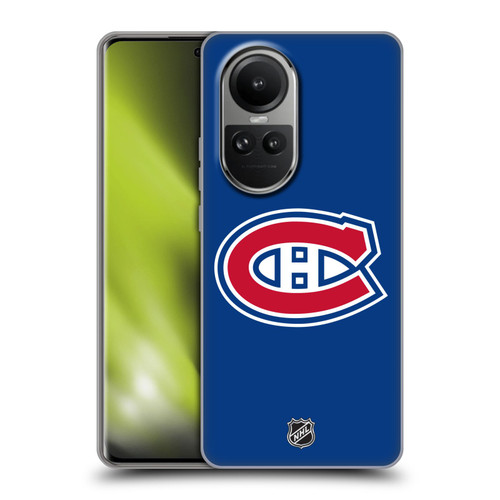 NHL Montreal Canadiens Plain Soft Gel Case for OPPO Reno10 5G / Reno10 Pro 5G