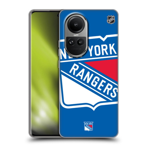NHL New York Rangers Oversized Soft Gel Case for OPPO Reno10 5G / Reno10 Pro 5G