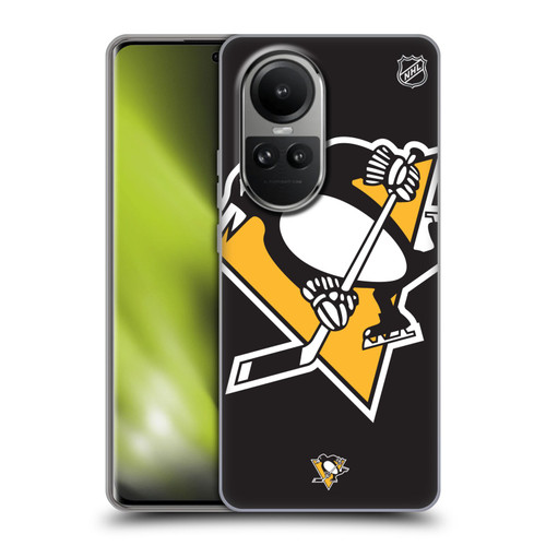 NHL Pittsburgh Penguins Oversized Soft Gel Case for OPPO Reno10 5G / Reno10 Pro 5G