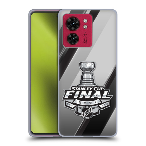 NHL 2021 Stanley Cup Final Stripes 2 Soft Gel Case for Motorola Moto Edge 40