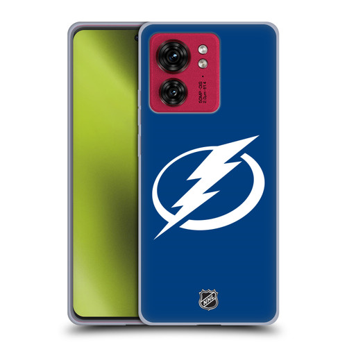 NHL Tampa Bay Lightning Plain Soft Gel Case for Motorola Moto Edge 40