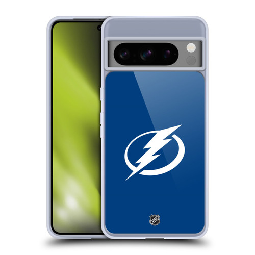 NHL Tampa Bay Lightning Plain Soft Gel Case for Google Pixel 8 Pro