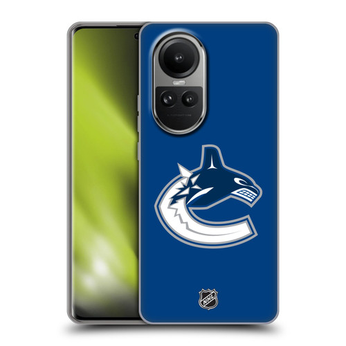 NHL Vancouver Canucks Plain Soft Gel Case for OPPO Reno10 5G / Reno10 Pro 5G