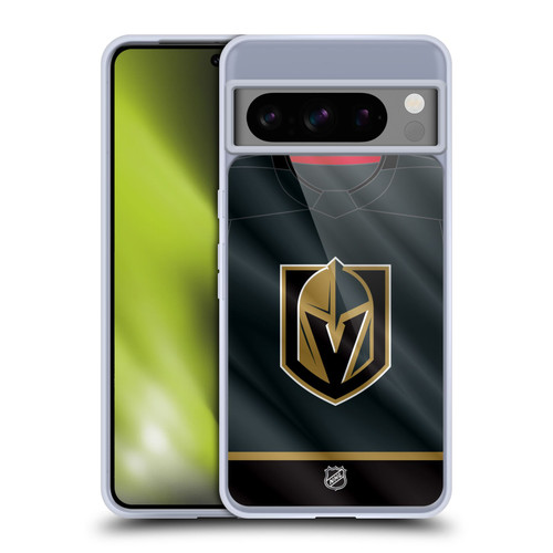 NHL Vegas Golden Knights Jersey Soft Gel Case for Google Pixel 8 Pro