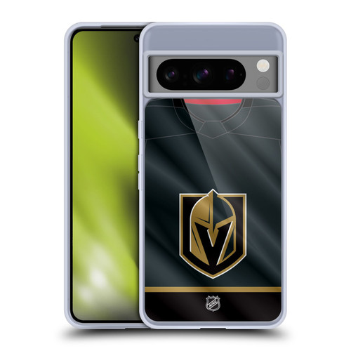 NHL Vegas Golden Knights Jersey Soft Gel Case for Google Pixel 8 Pro