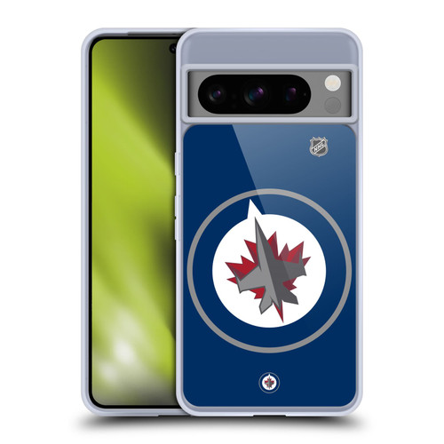 NHL Winnipeg Jets Oversized Soft Gel Case for Google Pixel 8 Pro