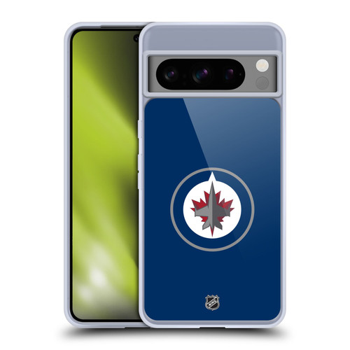 NHL Winnipeg Jets Plain Soft Gel Case for Google Pixel 8 Pro