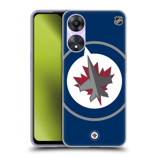 NHL Winnipeg Jets Oversized Soft Gel Case for OPPO A78 5G