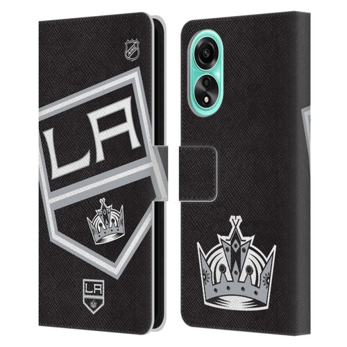 NHL Los Angeles Kings Oversized Leather Book Wallet Case Cover For OPPO A78 4G