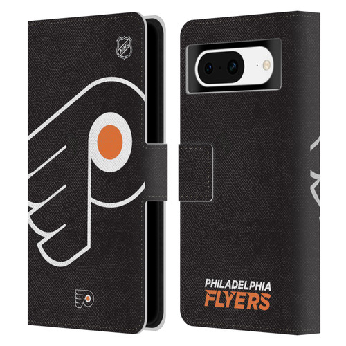 NHL Philadelphia Flyers Oversized Leather Book Wallet Case Cover For Google Pixel 8