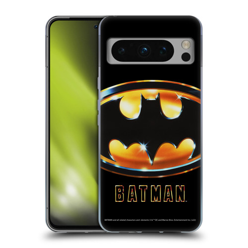 Batman (1989) Key Art Poster Soft Gel Case for Google Pixel 8 Pro