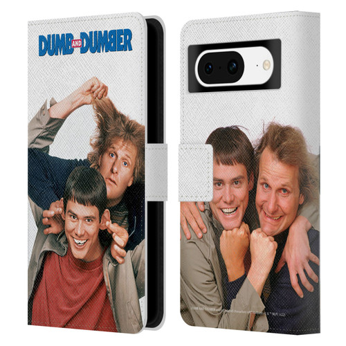 Dumb And Dumber Key Art Characters 1 Leather Book Wallet Case Cover For Google Pixel 8