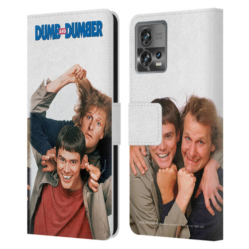Dumb And Dumber Key Art Characters 1 Leather Book Wallet Case Cover For Motorola Moto Edge 30 Fusion