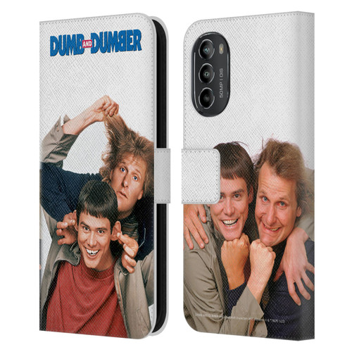 Dumb And Dumber Key Art Characters 1 Leather Book Wallet Case Cover For Motorola Moto G82 5G