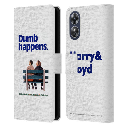 Dumb And Dumber Key Art Dumb Happens Leather Book Wallet Case Cover For OPPO A17