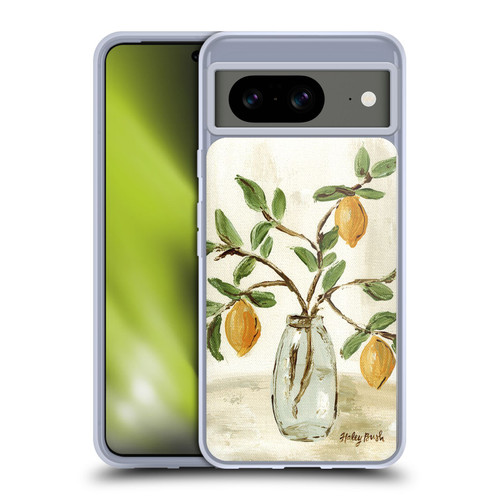 Haley Bush Floral Painting Lemon Branch Vase Soft Gel Case for Google Pixel 8