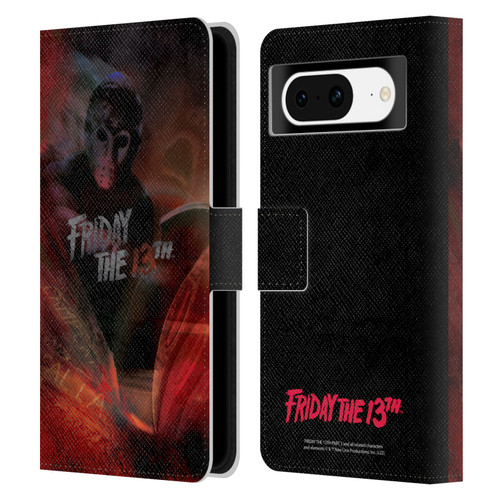 Friday the 13th Part III Key Art Poster Leather Book Wallet Case Cover For Google Pixel 8