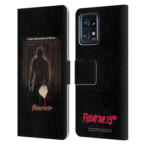 Friday the 13th Part III Key Art Poster 3 Leather Book Wallet Case Cover For Motorola Moto Edge 40 Pro