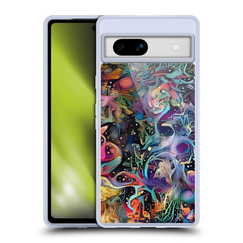 Cosmo18 Jupiter Fantasy Decorative Soft Gel Case for Google Pixel 7a