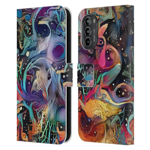 Cosmo18 Jupiter Fantasy Decorative Leather Book Wallet Case Cover For Motorola Moto G82 5G